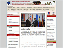 Tablet Screenshot of primaria-cernavoda.ro